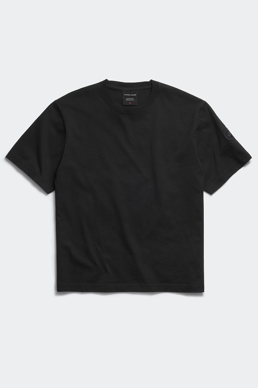 カナダグース/CANADA GOOSEの【MEN】1328MT Novo T-shirt with tonal disc ノヴォ Tシャツ(ブラック/1328MT)