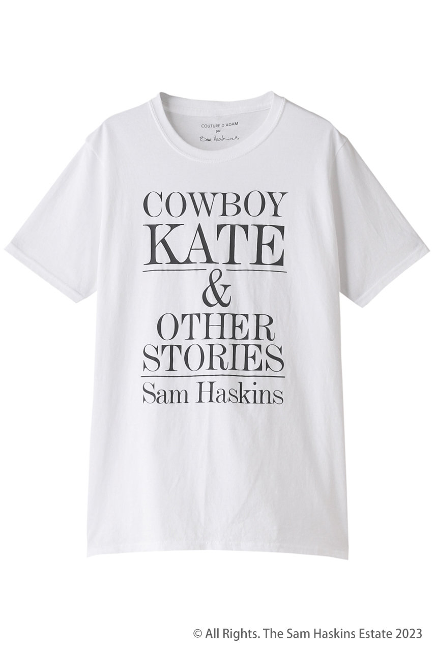 クチュール ド アダム/COUTURE D'ADAMのサム・ハスキンス コラボTシャツ(ホワイト(Cowboy Kate)/23AW-082)