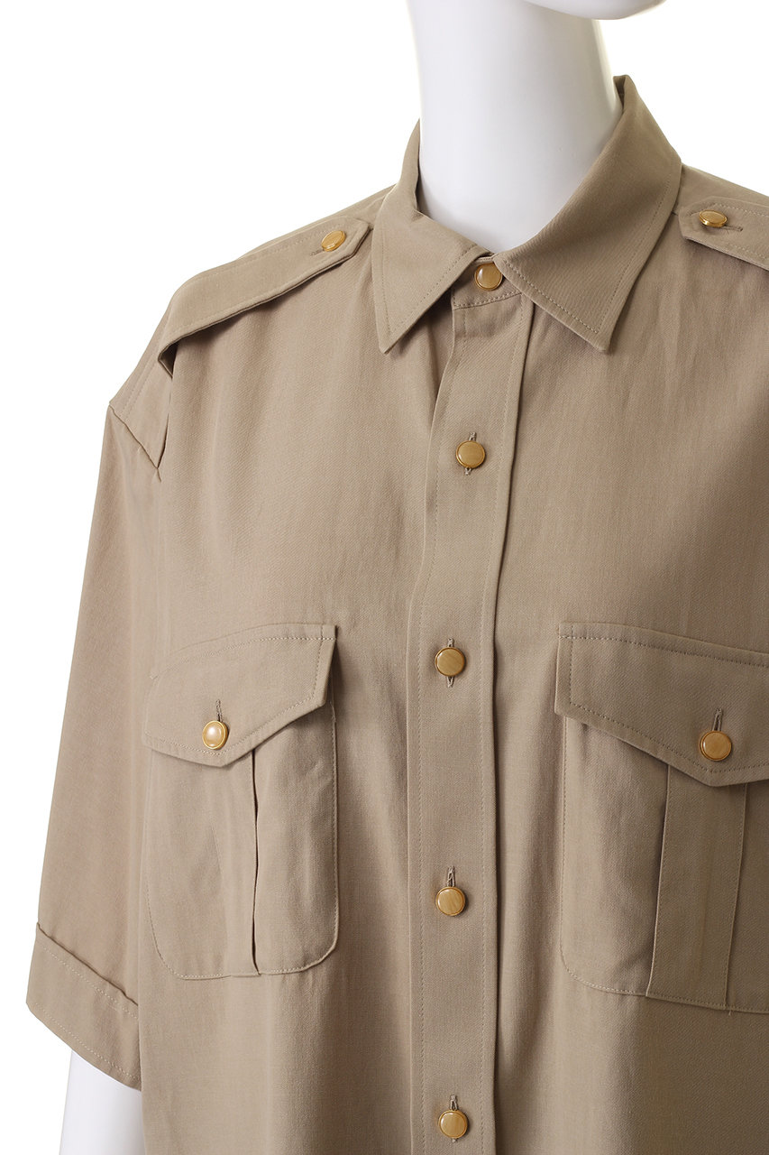 COUTURE D'ADAM(クチュール ド アダム)｜サファリシャツ/キャメル の