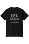 Sam Haskins コラボTシャツ クチュール ド アダム/COUTURE D'ADAM Five Girls Logo/ブラック