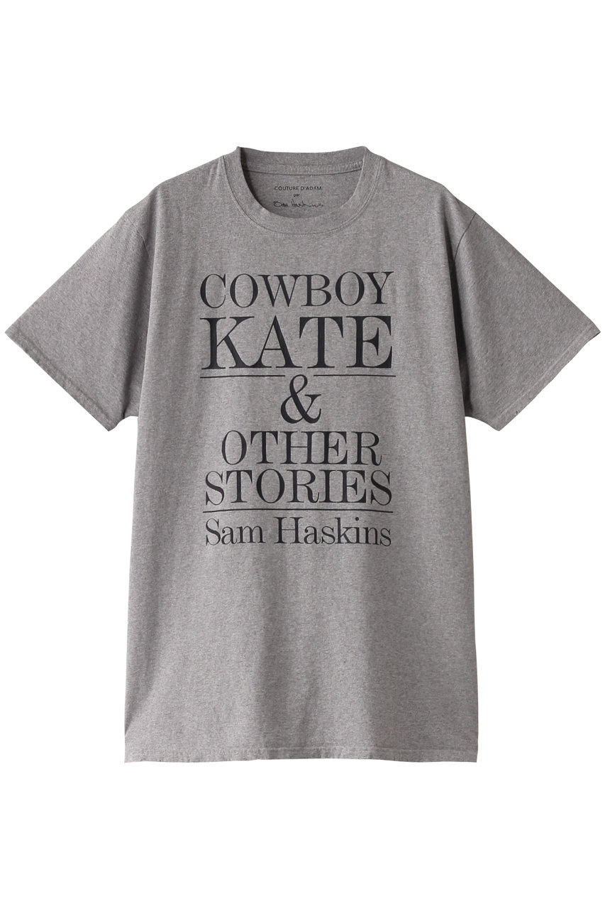 クチュール ド アダム/COUTURE D'ADAMのSam Haskins ロゴTシャツ(トップグレー(Cowboy Kate)/25SS-080)