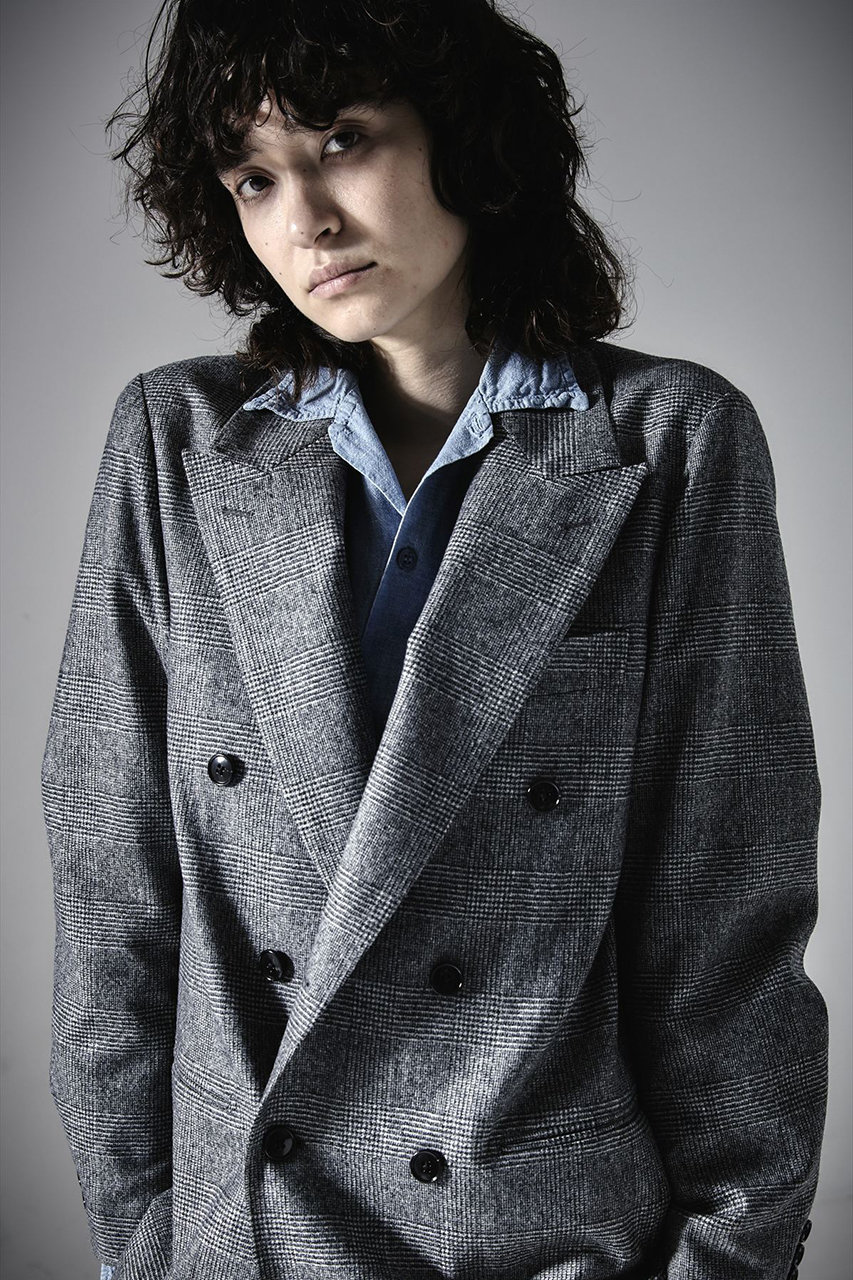 【Mermaid】クチュールドアダム グレンチェックダブルジャケット COUTURE D`ADAM / クチュールドアダム】グレンチェックダブル