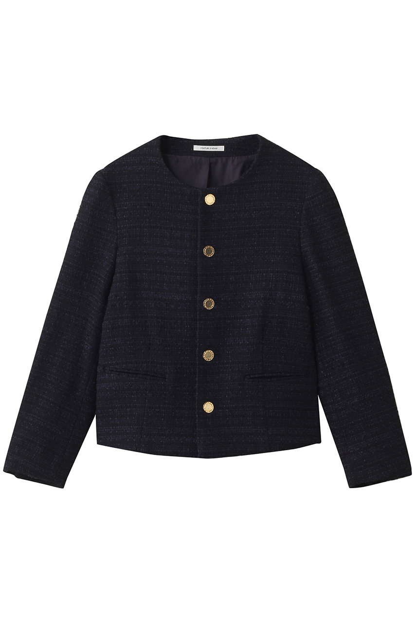 COUTURE D'ADAM Guardsジャケット (ネイビー, 38) クチュール ド アダム ELLE SHOP COUTURE D'ADAM Guardsジャケット (ネイビー, 38) クチュール ド アダム ELLE SHOP