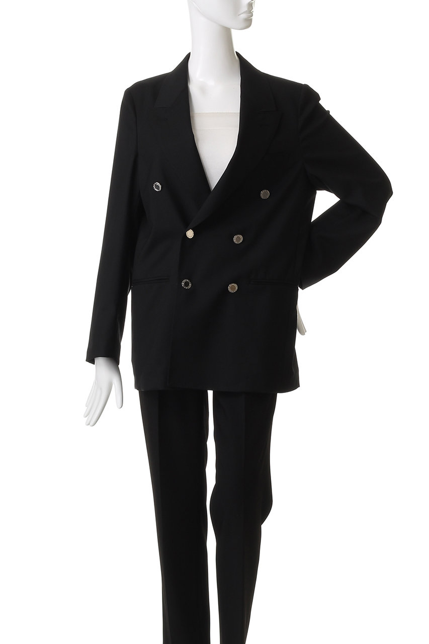高級感✨クチュールドアダム 紺ブレ ブレザー ジャケット 黒 36 レディース Couture d'adam（クチュールドアダム）の「【COUTURE D`ADAM