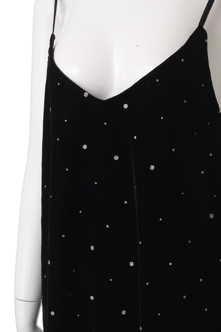 クチュールドアダム グリッターベルベットキャミドレス　サイズ36 COUTURE D'ADAM(クチュール ド アダム)｜グリッターベルベットキャミ