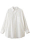 マーガレット刺繍ビッグシャツ クチュール ド アダム/COUTURE D'ADAM ホワイト