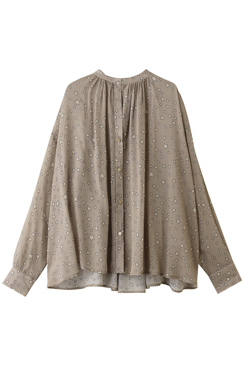 クチュール ド アダム/COUTURE D’ADAMのスターダストプリントブラウス(ライトベージュ×エクリュ/26SS-033)