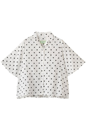クチュール ド アダム/COUTURE D'ADAMのポルカドットオープンカラーシャツ(110400/110402)