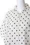 ポルカドットオープンカラーシャツ クチュール ド アダム/COUTURE D'ADAM