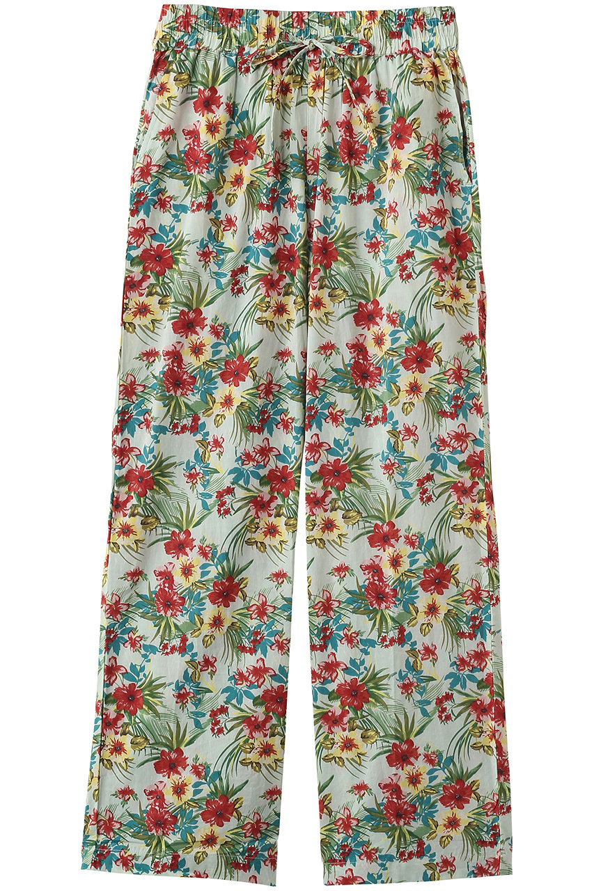 クチュール ド アダム/COUTURE D'ADAMのフラワーイージーワイドパンツ(マルチ/26SS-224)