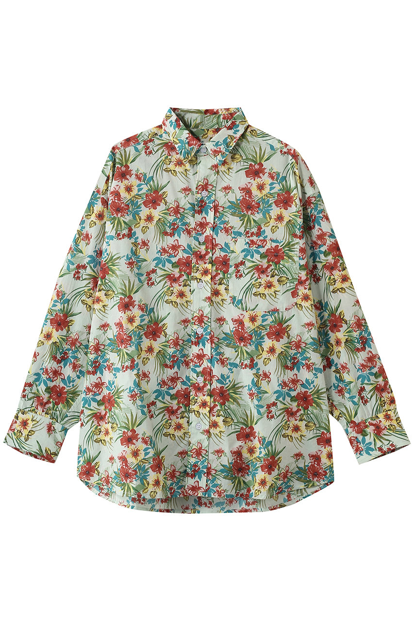 クチュール ド アダム/COUTURE D'ADAMのフラワービッグシャツ(マルチ/26SS-275)