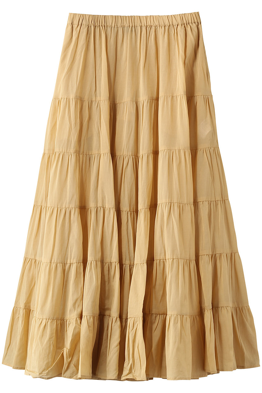 クチュール ド アダム/COUTURE D'ADAMのSushi voile ティアードスカート(サンドベージュ/26SS-239)