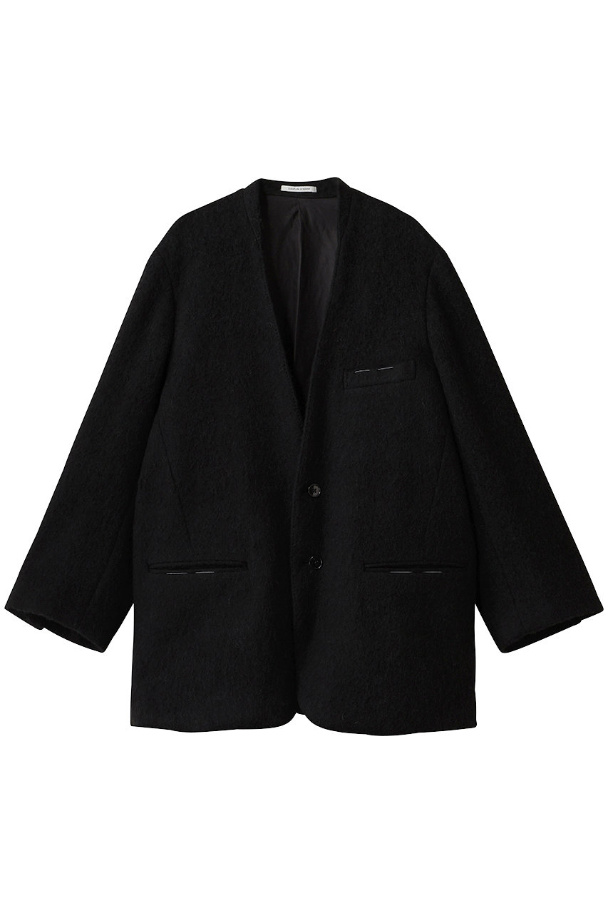 クチュール ド アダム/COUTURE D’ADAMのノーカラージャケット(ブラック/26AW-017)