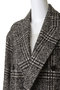 【予約販売】ミックス ツイード グレンチェックコテージコート クチュール ド アダム/COUTURE D’ADAM