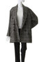 【予約販売】ミックス ツイード グレンチェックコテージコート クチュール ド アダム/COUTURE D’ADAM