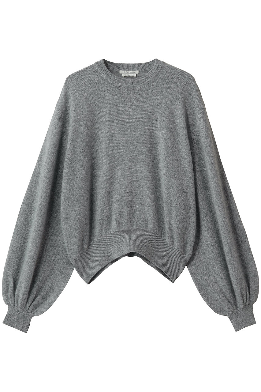 クチュール ド アダム/COUTURE D’ADAMのアラビアン スリーブ カシミヤ スウェット プルオーバー(グレー/26AW-083)