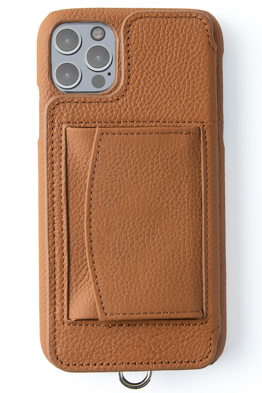 デミウルーボ/DemiurvoのPOCHE iPhoneケース(ストラップ別売)(ブラウン 12/11/SE/HS-DE107K-BP406)