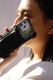 POCHE Croco iPhoneケース（ストラップ別売）