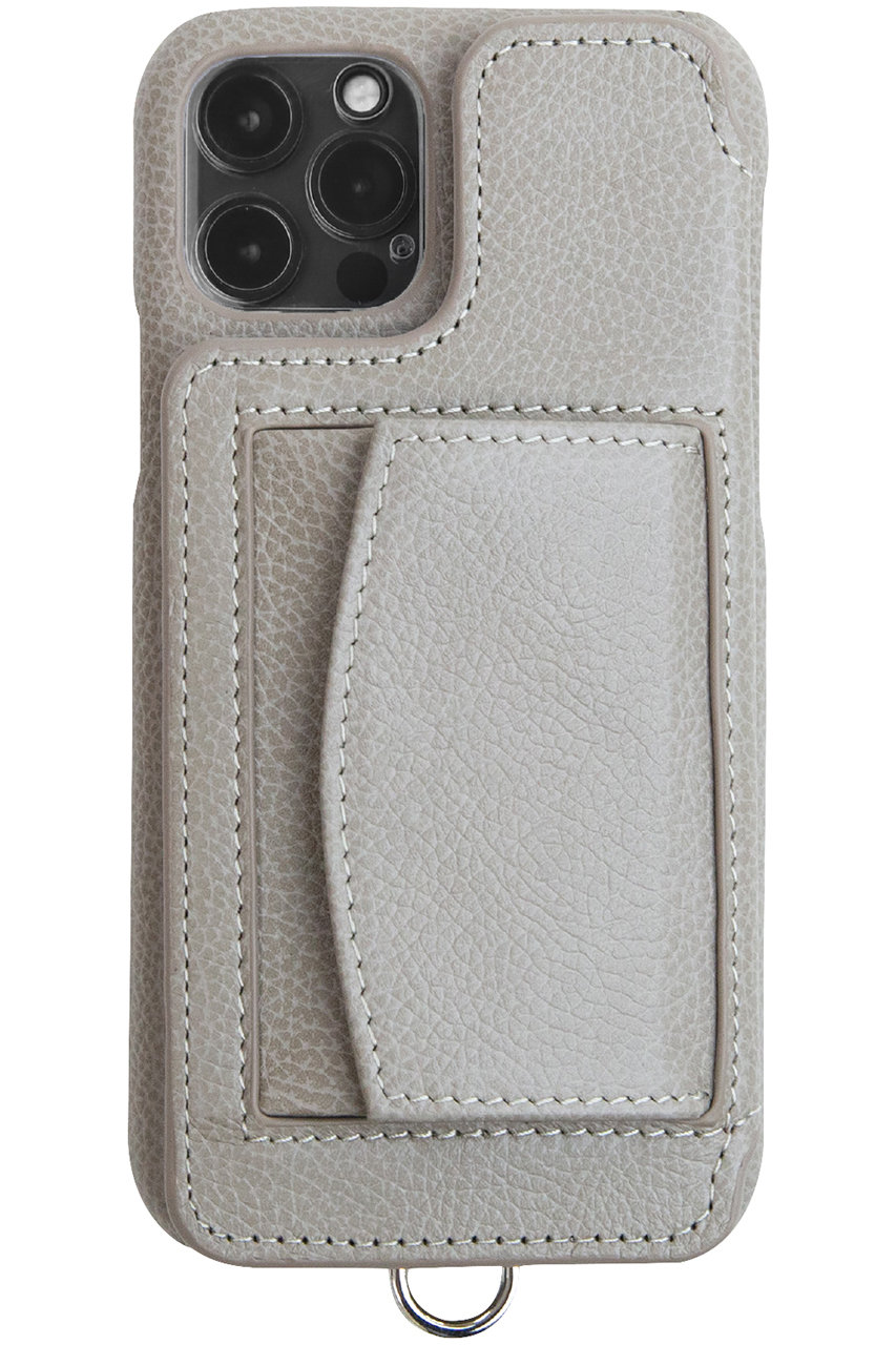 DEMIU iPhoneSE POCHE 背面収納スマホケース ストラップ別売 (チャコール, SE/8/7/6) デミュウ ELLE SHOP DEMIU iPhoneSE POCHE 背面収納スマホケース ストラップ別売 (チャコール, SE/8/7/6) デミュウ ELLE SHOP