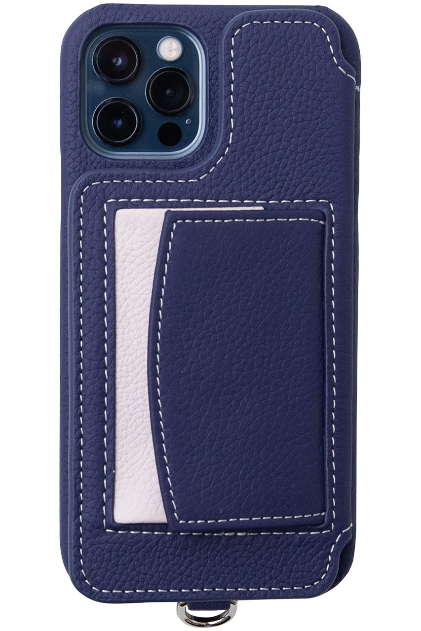 DEMIU iPhoneSE POCHE 背面収納スマホケース ストラップ別売 (ディープブルー×ローズ, SE/8/7/6) デミュウ ELLE SHOP DEMIU iPhoneSE POCHE 背面収納スマホケース ストラップ別売 (ディープブルー×ローズ, SE/8/7/6) デミュウ ELLE SHOP