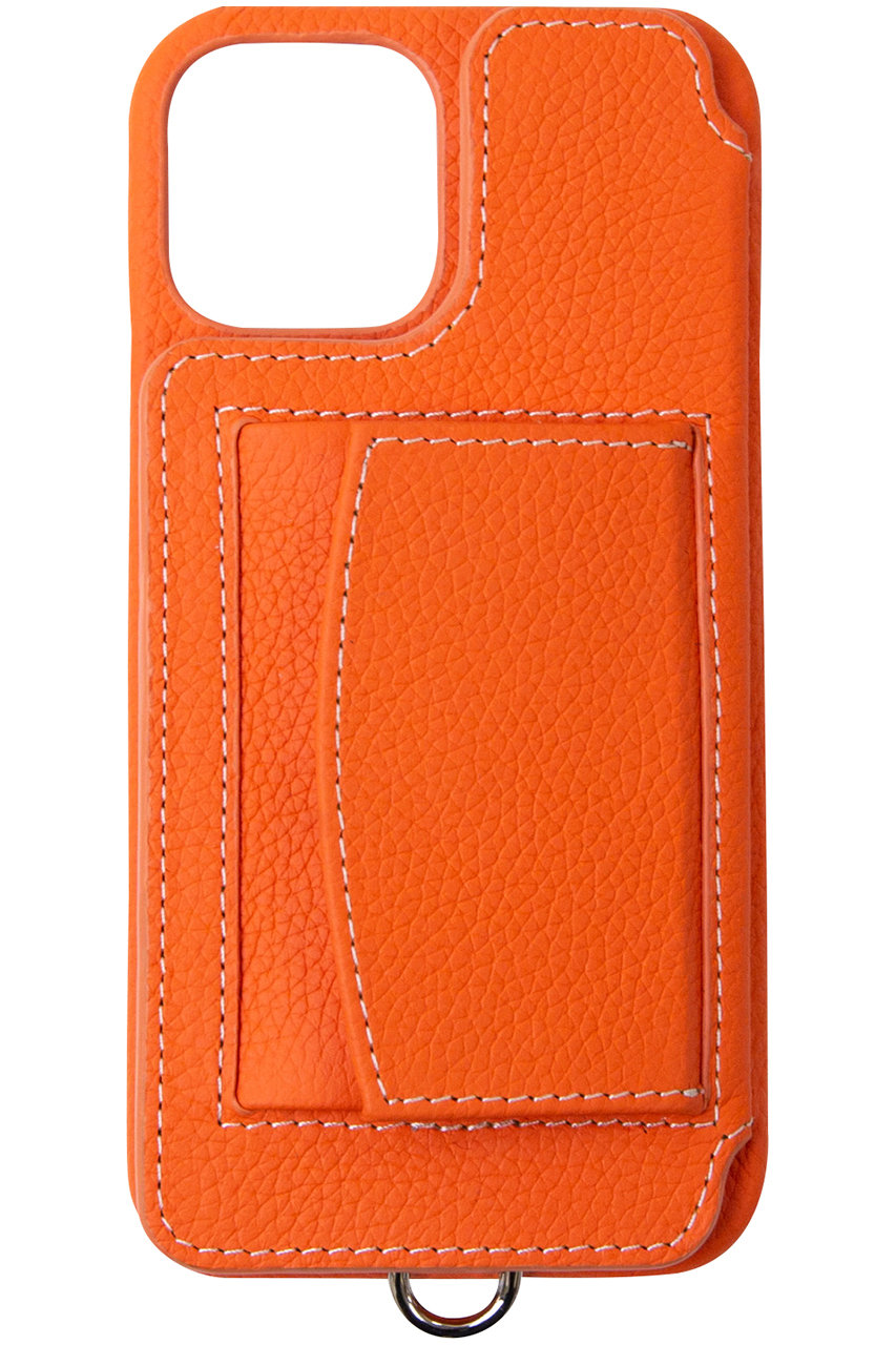 DEMIU iPhoneSE POCHE 背面収納スマホケース ストラップ別売 (オレンジ, SE/8/7/6) デミュウ ELLE SHOP DEMIU iPhoneSE POCHE 背面収納スマホケース ストラップ別売 (オレンジ, SE/8/7/6) デミュウ ELLE SHOP
