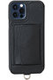 iPhone11 POCHE 背面収納スマホケース ストラップ別売 デミュウ/DEMIU ブラック