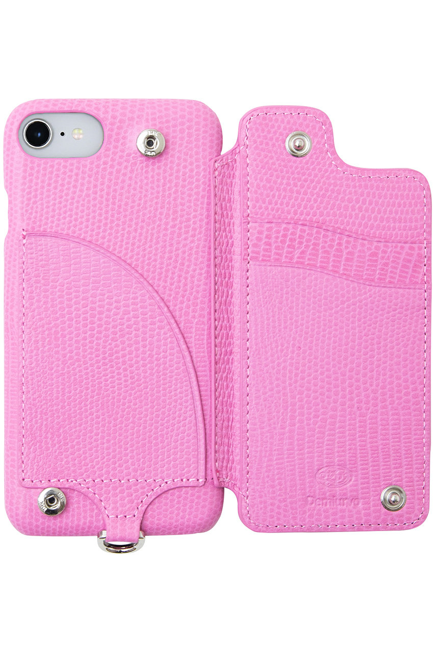 DEMIU(デミュウ)|iPhoneSE POCHE Lizard 背面収納スマホケース DEMIU(デミュウ)|iPhoneSE POCHE Lizard 背面収納スマホケース