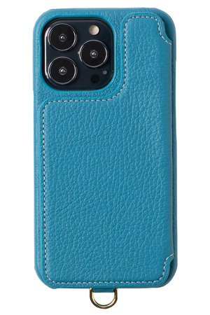 デミュウ/DEMIUのiPhone12 POCHE FLAT 背面収納スマホケース ストラップ別売(141000/141001)