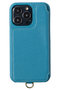 iPhone13 POCHE FLAT 背面収納スマホケース ストラップ別売 デミュウ/DEMIU ダックブルー
