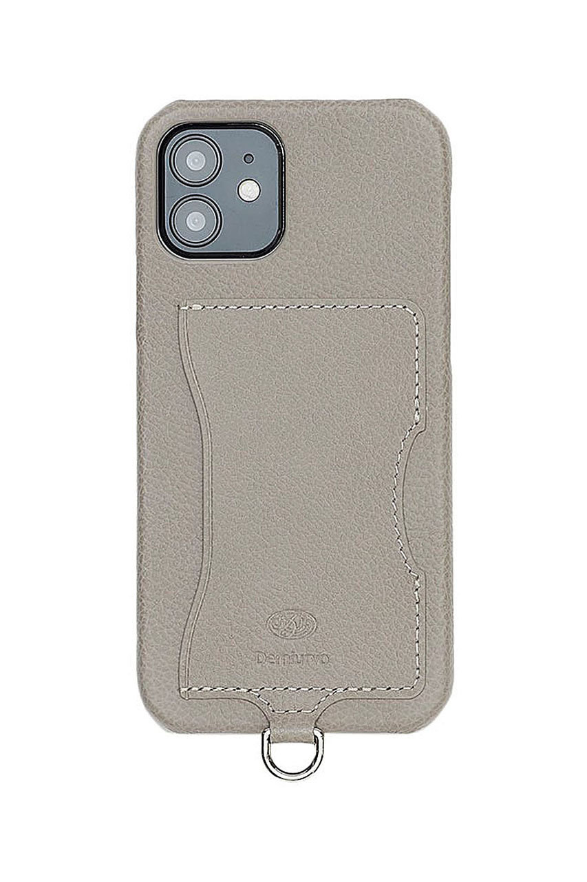 デミュウ/DEMIUのiPhone11 カスタムハードケース ストラップ別売(チャコール/HS-DE303B-CHC106)