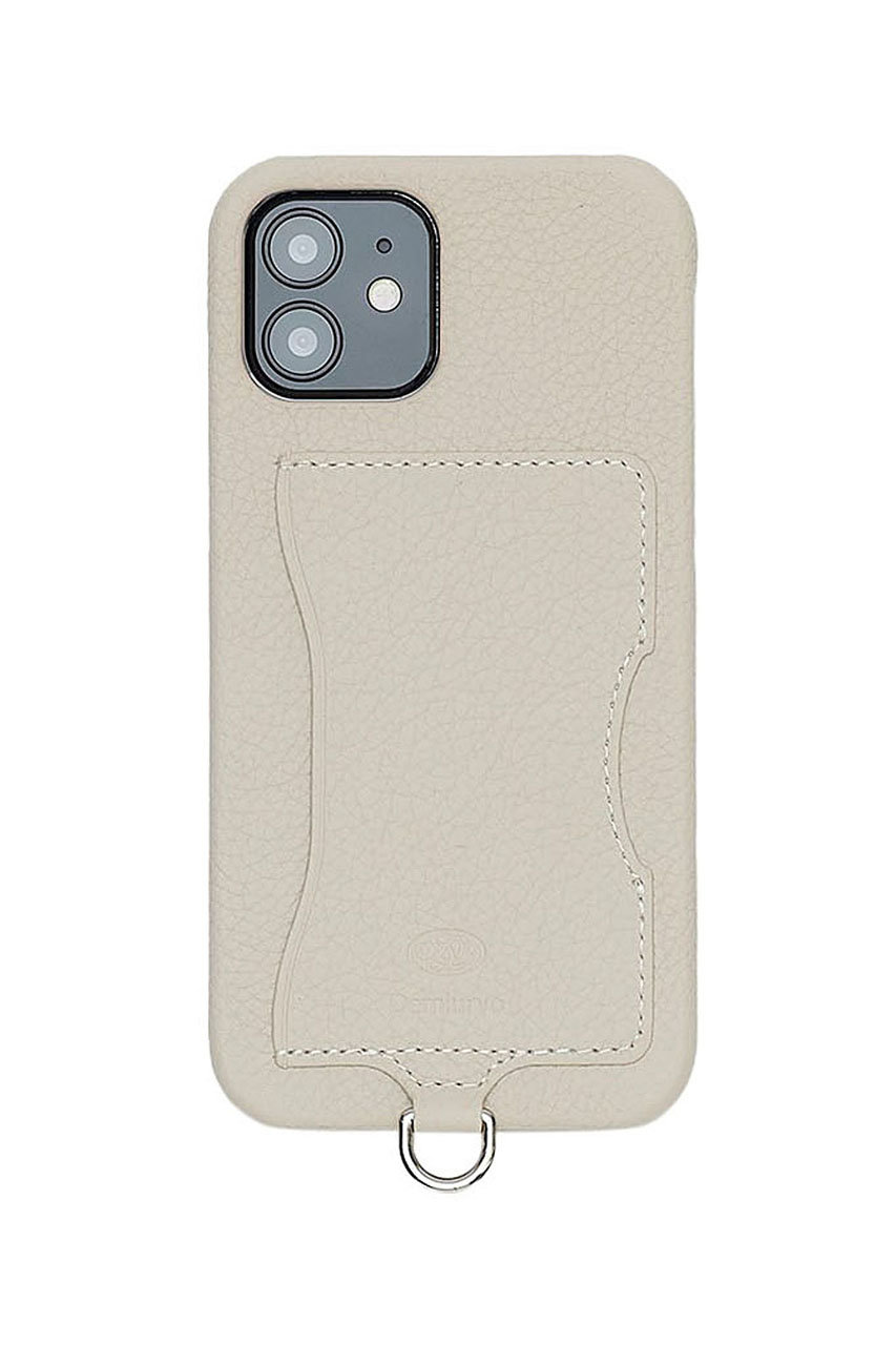 デミュウ/DEMIUのiPhone11 カスタムハードケース ストラップ別売(ベージュ/HS-DE303B-CHC106)