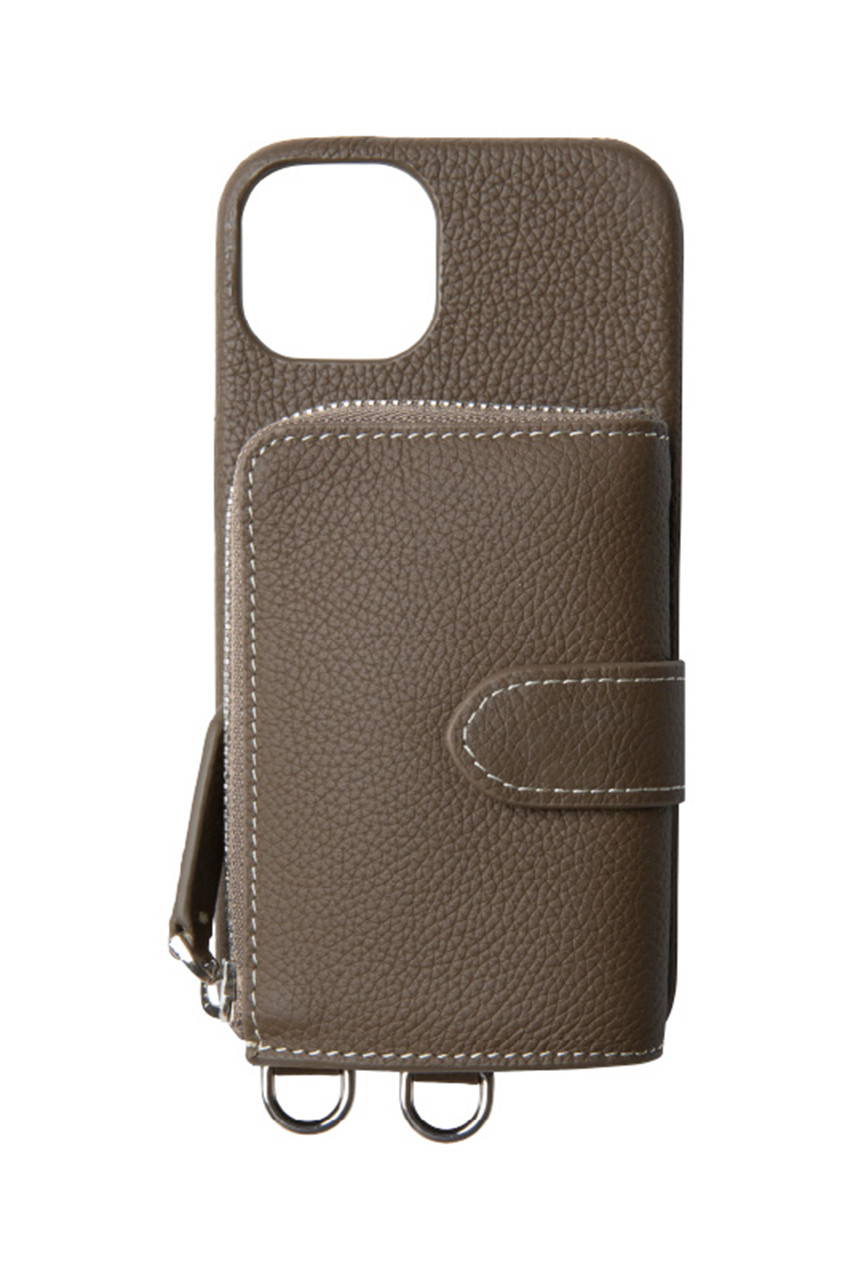 DEMIU iPhoneSE ROND & カスタムハードケース Dカン付 ストラップ別売 (エトープ, SE/8/7/6) デミュウ ELLE SHOP DEMIU iPhoneSE ROND & カスタムハードケース Dカン付 ストラップ別売 (エトープ, SE/8/7/6) デミュウ ELLE SHOP