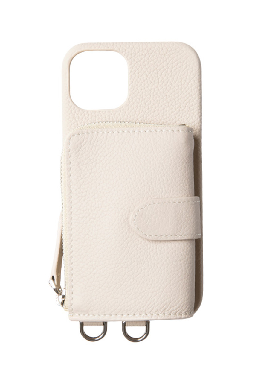 DEMIU iPhoneSE ROND & カスタムハードケース Dカン付 ストラップ別売 (ベージュ, SE/8/7/6) デミュウ ELLE SHOP DEMIU iPhoneSE ROND & カスタムハードケース Dカン付 ストラップ別売 (ベージュ, SE/8/7/6) デミュウ ELLE SHOP