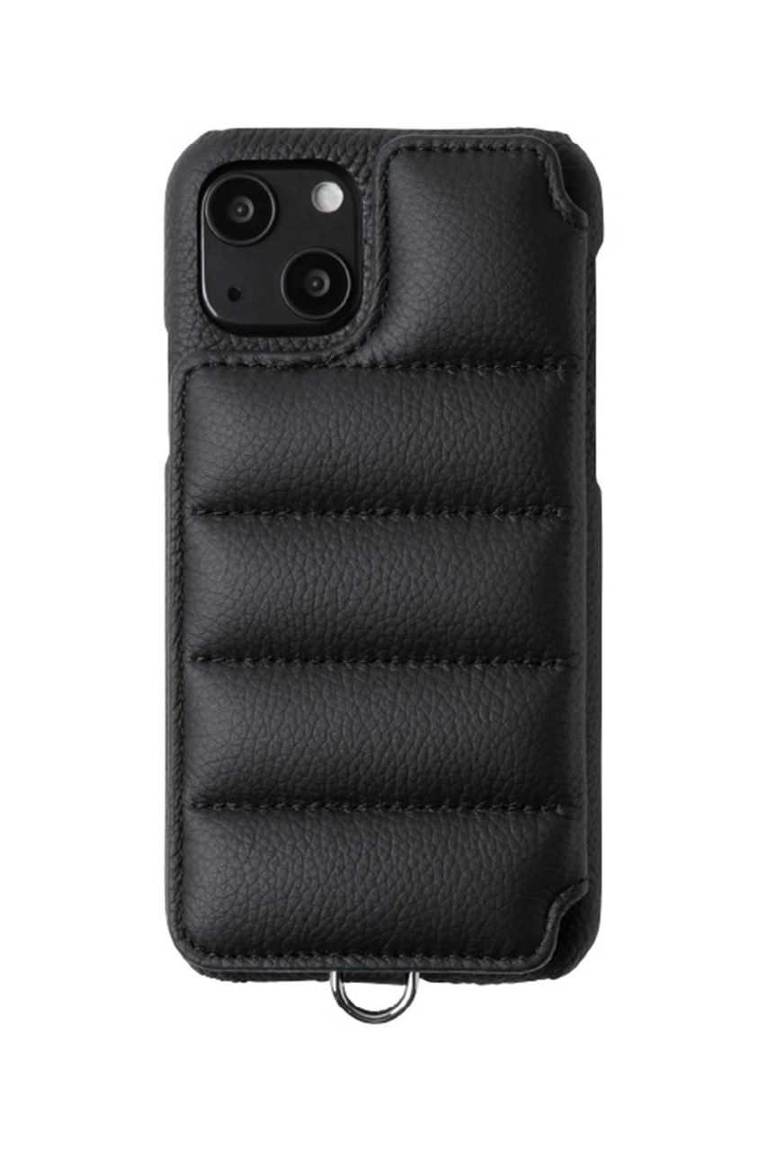 デミュウ/DEMIUのiPhone11 BALLON 背面収納スマホケース ストラップ別売(ブラック/DU-BAL03BK/HS-DE115A-BA03)