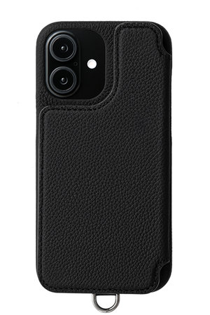 デミュウ/DEMIUのiPhone16 POCHE FLAT 背面収納スマホケース ストラップ別売(141000/141001)