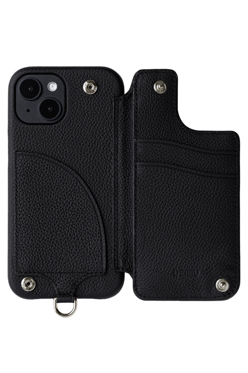 DEMIU(デミュウ)｜iPhone15 GRACE 背面収納スマホケース ストラップ