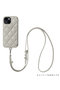 iPhone15 GRACE 背面収納スマホケース ストラップ別売 デミュウ/DEMIU