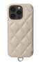 iPhone16 GRACE 背面収納スマホケース ストラップ別売 デミュウ/DEMIU ベージュ