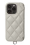 iPhone16 GRACE 背面収納スマホケース ストラップ別売 デミュウ/DEMIU パール