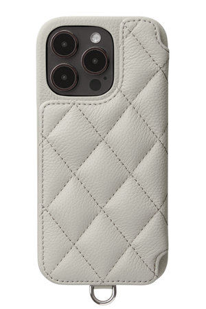 デミュウ/DEMIUのiPhone16 GRACE 背面収納スマホケース ストラップ別売(141000/141001)