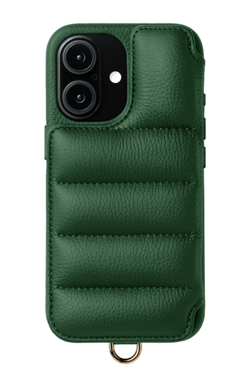 デミュウ/DEMIUのiPhone17 BALLON 背面収納スマホケース ストラップ別売(グリーン/DU-BAL28CY)