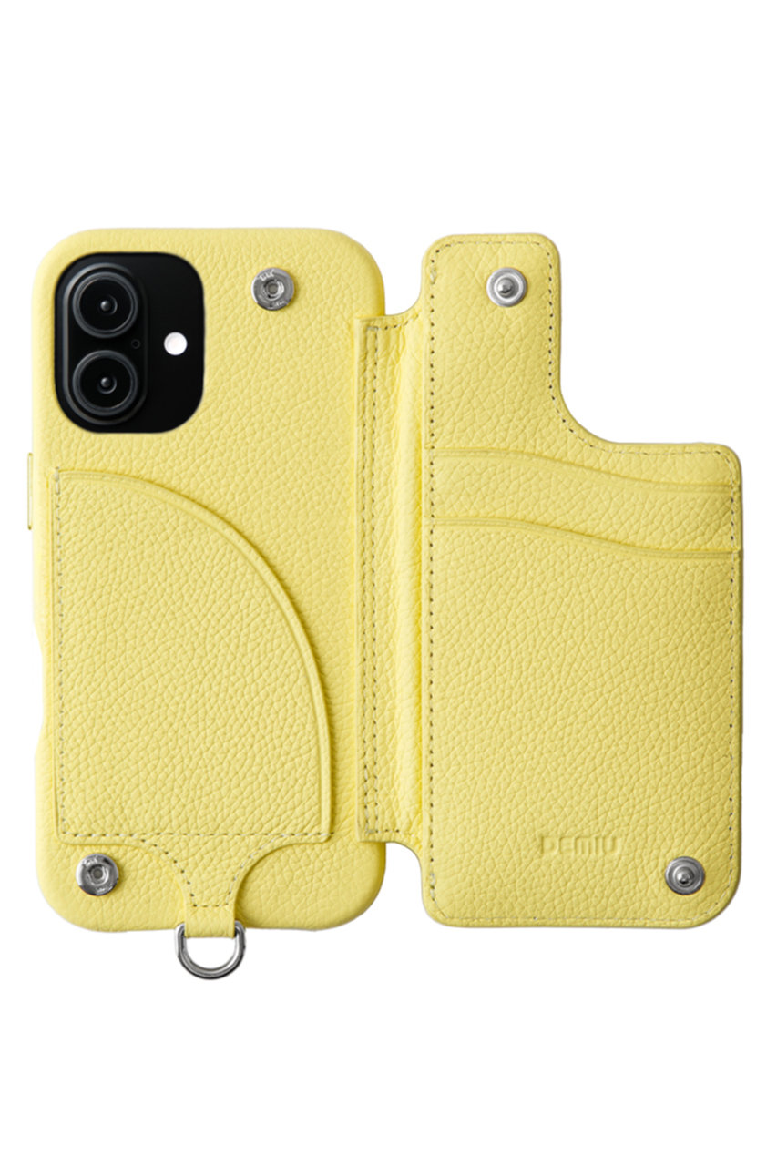 DEMIU(デミュウ)｜iPhone17 BALLON 背面収納スマホケース ストラップ