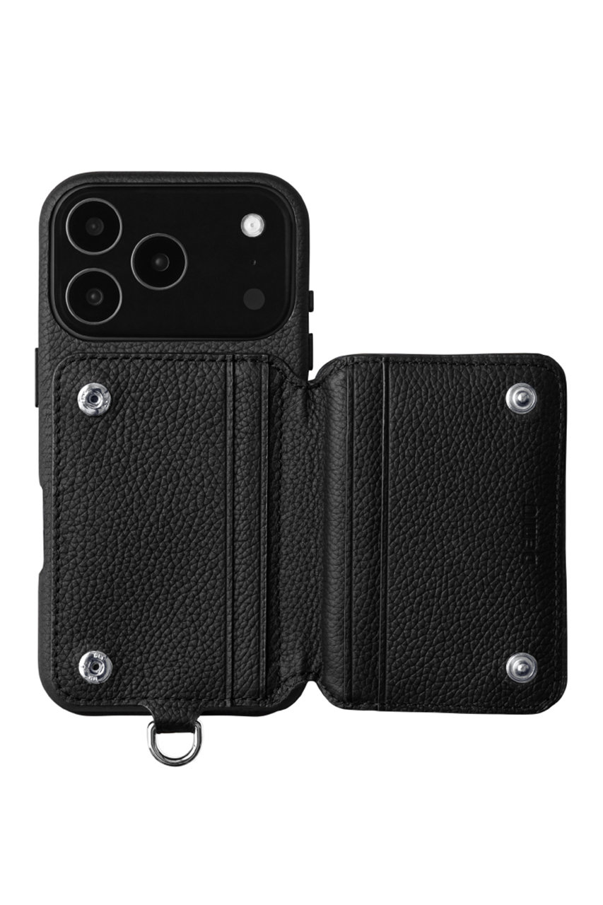 DEMIU(デミュウ)｜iPhone17 GRACE 背面収納スマホケース ストラップ