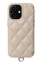 iPhone17 GRACE 背面収納スマホケース ストラップ別売 デミュウ/DEMIU ベージュ