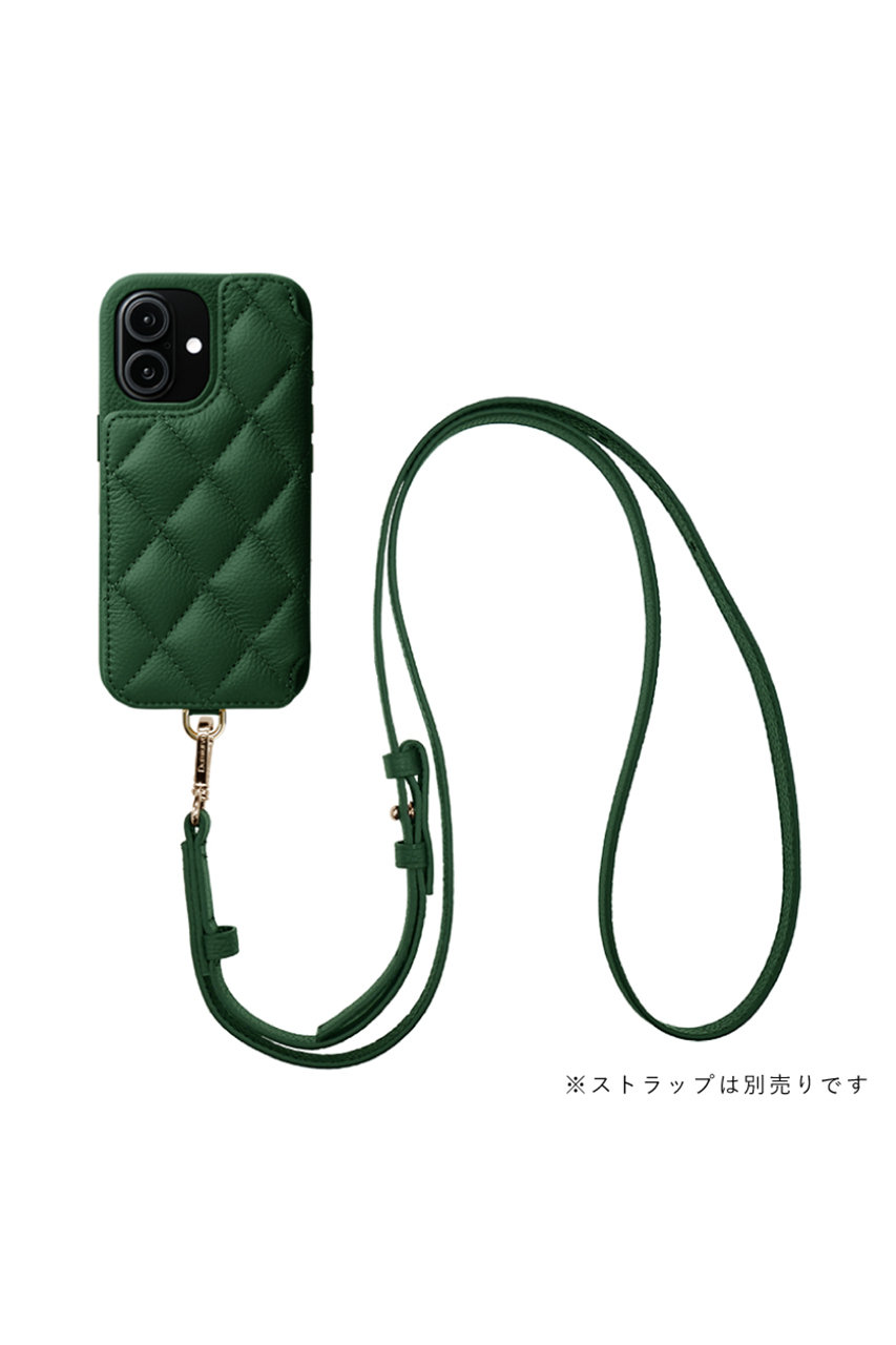 DEMIU(デミュウ)｜iPhone17 GRACE 背面収納スマホケース ストラップ