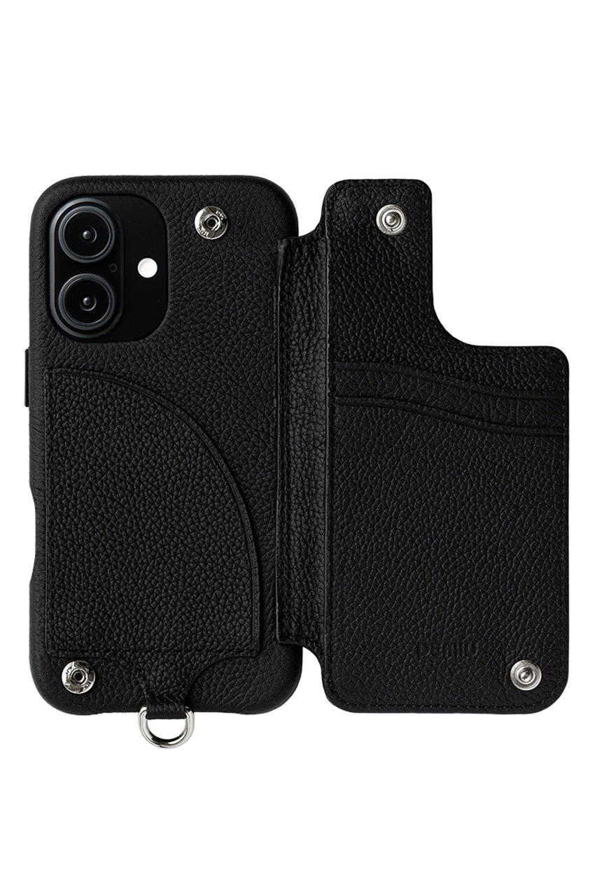 DEMIU(デミュウ)｜iPhone17 POCHE FLAT 背面収納スマホケース