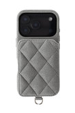 【Ultrasuede×DEMIU】iPhone18 GRACE 手帳型スマホケース ストラップ別売