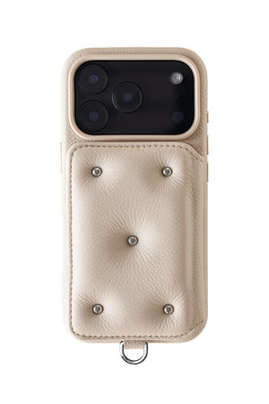 デミュウ/DEMIUのiPhone18 BALLON CINQ 背面収納スマホケース ストラップ別売(141000/141001)