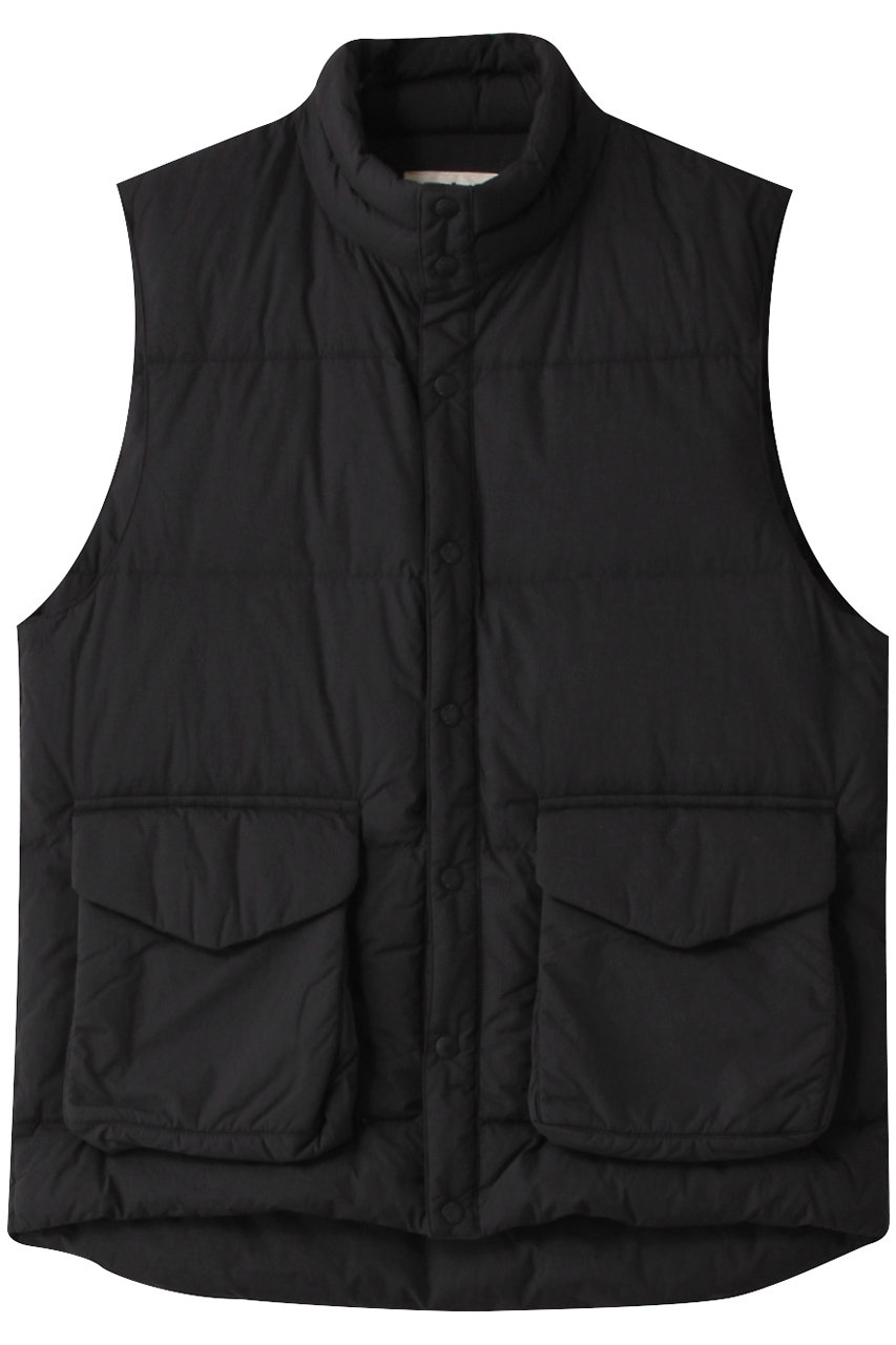 スノーピーク/Snow Peakの【UNISEX】Recycled Nylon Ripstop Down Vest(ブラック/JK-21AU00604BG)
