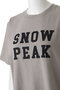 【UNISEX】SNOW PEAK Felt Logo T shirt スノーピーク/Snow Peak